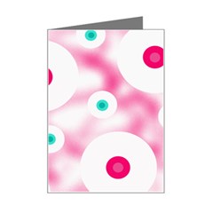 Wallpaper Pink Mini Greeting Card