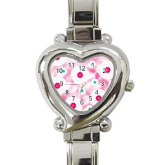 Wallpaper Pink Heart Italian Charm Watch by Luxe2Comfy