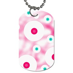 Wallpaper Pink Dog Tag (two Sides) by Luxe2Comfy