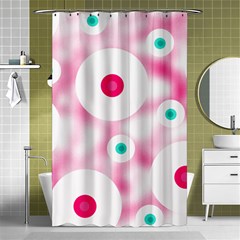 Wallpaper Pink Shower Curtain 48  X 72  (small) 