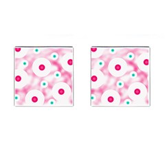 Wallpaper Pink Cufflinks (square) by Luxe2Comfy