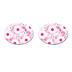 Wallpaper Pink Cufflinks (oval)