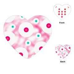 Wallpaper Pink Playing Cards Single Design (heart)