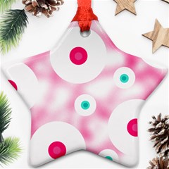 Wallpaper Pink Star Ornament (two Sides)