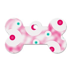 Wallpaper Pink Dog Tag Bone (two Sides) by Luxe2Comfy