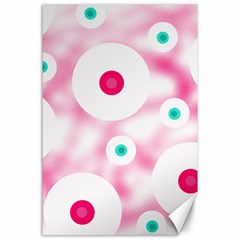 Wallpaper Pink Canvas 24  X 36  by Luxe2Comfy