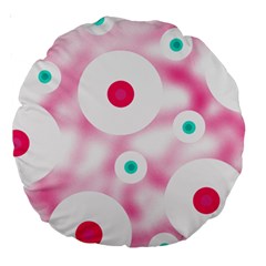 Wallpaper Pink Large 18  Premium Round Cushions by Luxe2Comfy