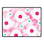 Wallpaper Pink Two Sides Fleece Blanket (Small) 45 x34  Blanket Front