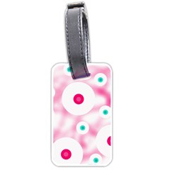 Wallpaper Pink Luggage Tag (one Side) by Luxe2Comfy