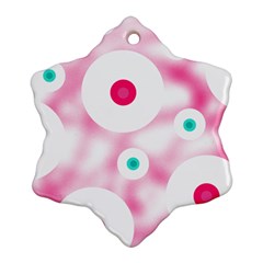 Wallpaper Pink Ornament (snowflake)