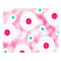 Wallpaper Pink Two Sides Premium Plush Fleece Blanket (large) by Luxe2Comfy