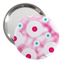 Wallpaper Pink 3  Handbag Mirrors by Luxe2Comfy