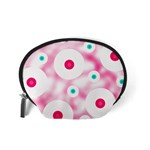 Wallpaper Pink Accessory Pouch (Small) Back