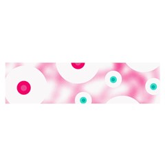 Wallpaper Pink Oblong Satin Scarf (16  X 60 ) by Luxe2Comfy