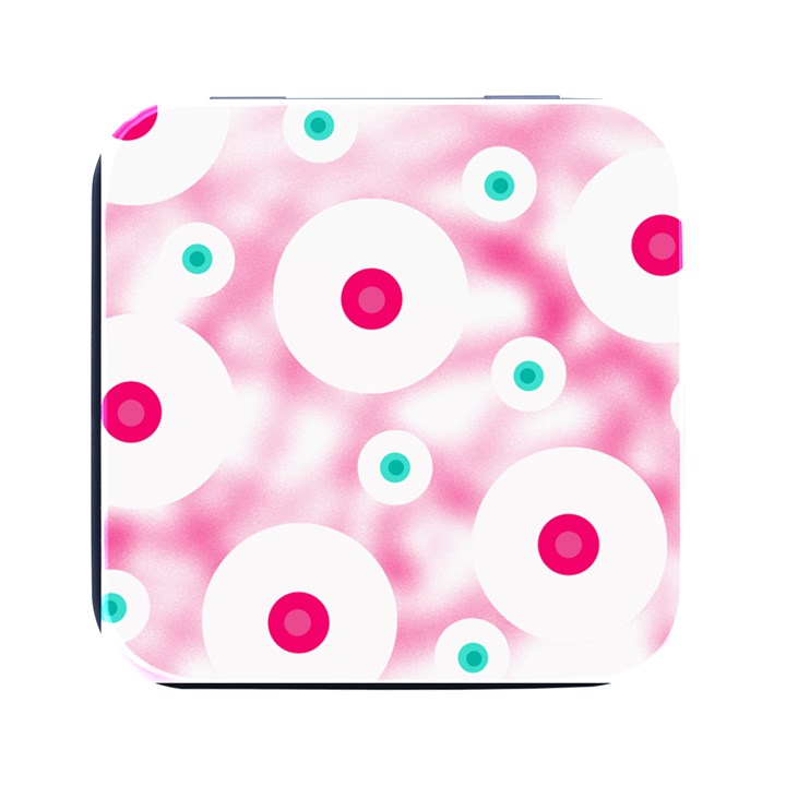 Wallpaper Pink Square Metal Box (Black)