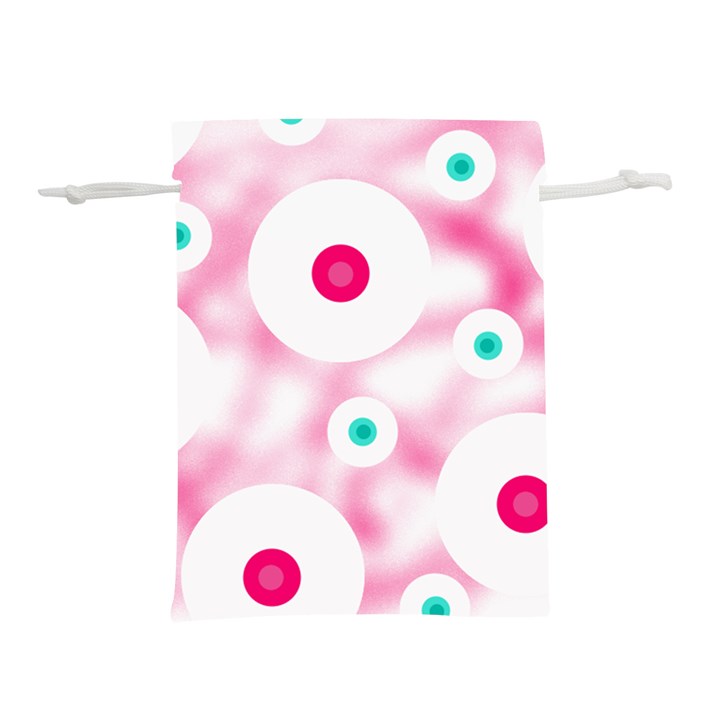 Wallpaper Pink Lightweight Drawstring Pouch (L)