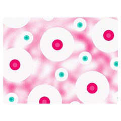 Wallpaper Pink Two Sides Premium Plush Fleece Blanket (extra Small) by Luxe2Comfy