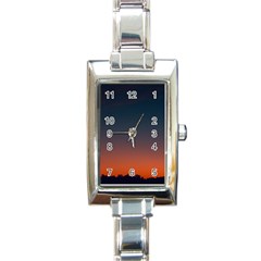 Sky Gradient Rectangle Italian Charm Watch by artworkshop