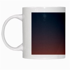 Sky Gradient White Mug by artworkshop