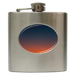 Sky Gradient Hip Flask (6 Oz) by artworkshop