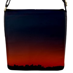 Sky Gradient Flap Closure Messenger Bag (s) by artworkshop