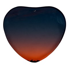 Sky Gradient Heart Glass Fridge Magnet (4 Pack) by artworkshop