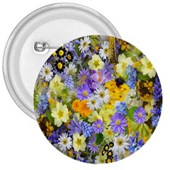 Spring Flowers 3  Buttons by artworkshop