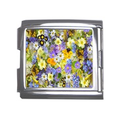 Spring Flowers Mega Link Italian Charm (18mm)