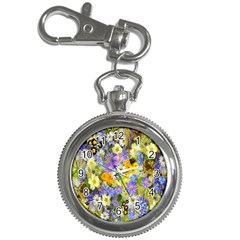 Spring Flowers Key Chain Watches by artworkshop