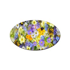 Spring Flowers Sticker Oval (10 Pack) by artworkshop