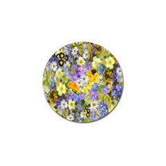 Spring Flowers Golf Ball Marker (4 Pack) by artworkshop