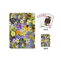 Spring Flowers Playing Cards Single Design (mini)