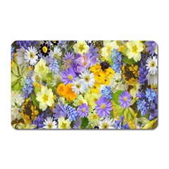 Spring Flowers Magnet (rectangular) by artworkshop