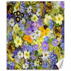 Spring Flowers Canvas 8  X 10  by artworkshop