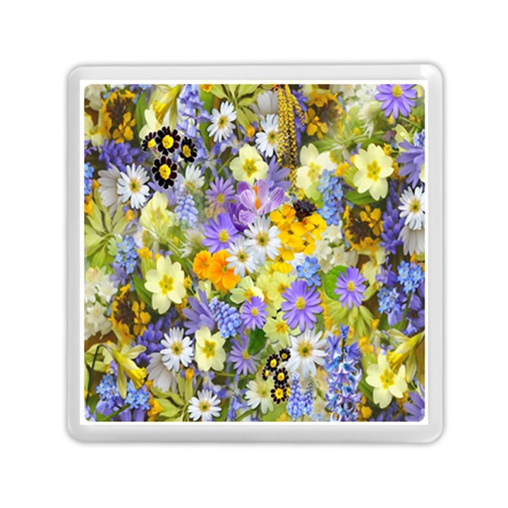 Spring Flowers Memory Card Reader (Square)