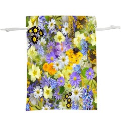 Spring Flowers Lightweight Drawstring Pouch (xl) by artworkshop