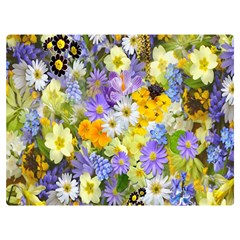 Spring Flowers Premium Plush Fleece Blanket (extra Small) by artworkshop