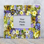 Spring Flowers White Wall Photo Frame 5  x 7  Front