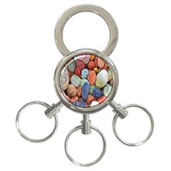 Stones 3-ring Key Chain by artworkshop