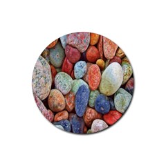 Stones Rubber Round Coaster (4 Pack) by artworkshop