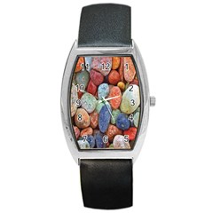 Stones Barrel Style Metal Watch by artworkshop