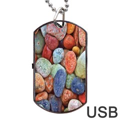 Stones Dog Tag Usb Flash (one Side) by artworkshop