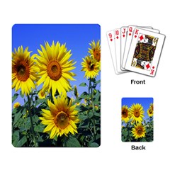 Sunflower Gift Playing Cards Single Design (rectangle) by artworkshop