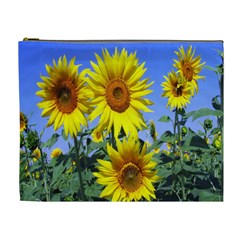 Sunflower Gift Cosmetic Bag (xl) by artworkshop