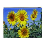 Sunflower Gift Cosmetic Bag (XL) Back