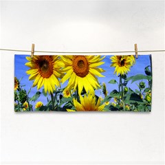 Sunflower Gift Hand Towel by artworkshop