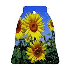 Sunflower Gift Bell Ornament (two Sides) by artworkshop