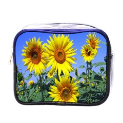 Sunflower Gift Mini Toiletries Bag (one Side) by artworkshop