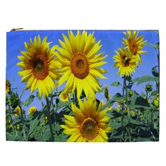 Sunflower Gift Cosmetic Bag (XXL)