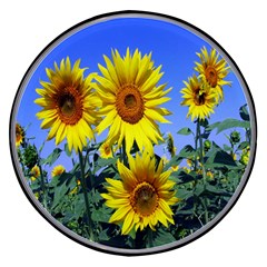 Sunflower Gift Wireless Fast Charger(black) by artworkshop